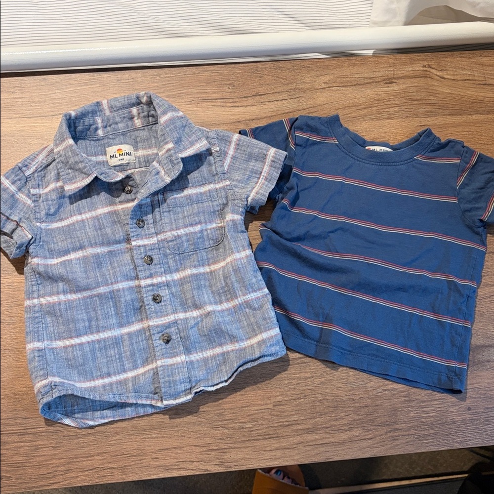 MARINE LAYER MINI shirt bundle 12-18m